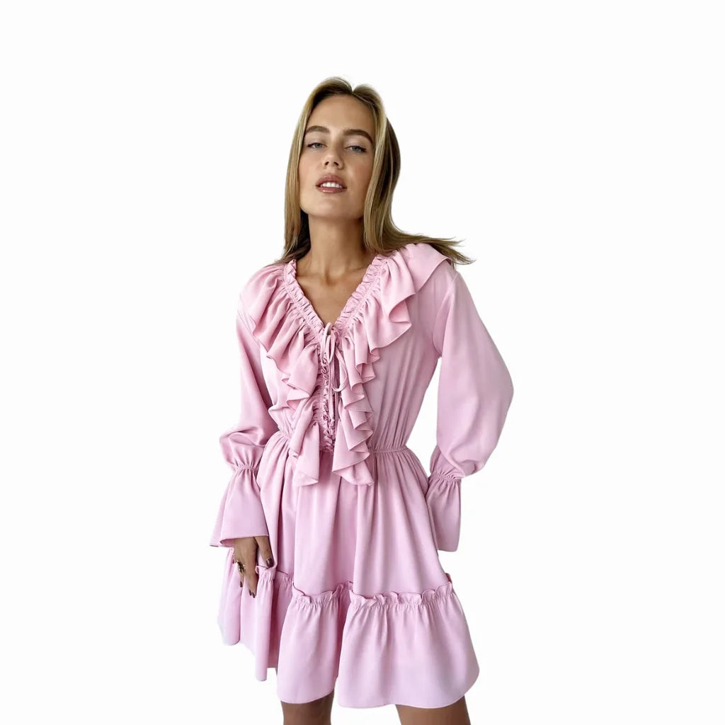 Robe de cérémonie femme chic manches longues - Slate - Maison Gaala
