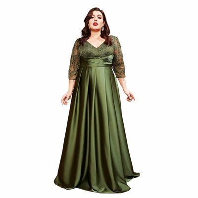 Robe de cérémonie grande taille