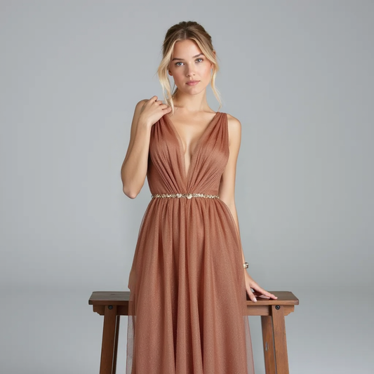 Robe cérémonie femme longue chic - Valora