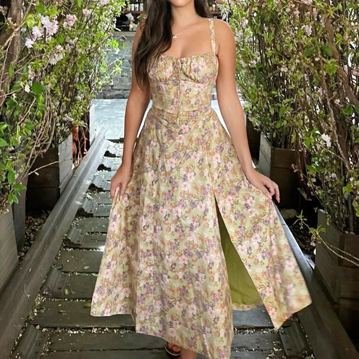 Robe de cérémonie femme chic florale - Flowerit - Maison Gaala