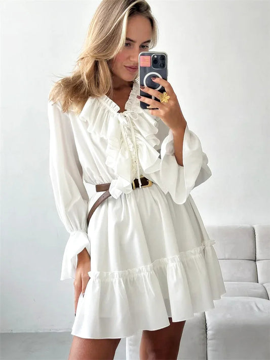 Robe de cérémonie femme chic manches longues - Slate - Maison Gaala