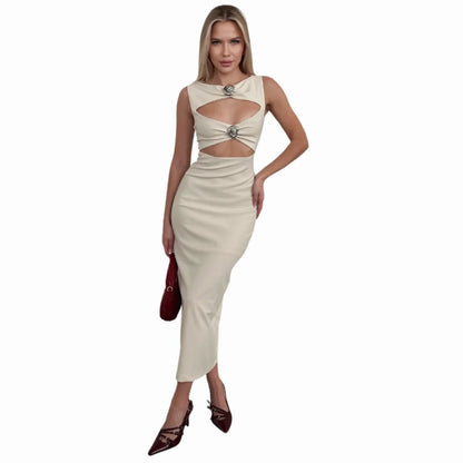 Robe de cérémonie femme chic sans manches - Sleeveoff - Maison Gaala