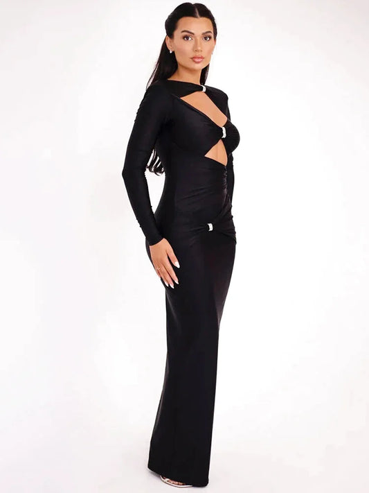 Robe de cérémonie femme longue glamour - Lunara - Maison Gaala